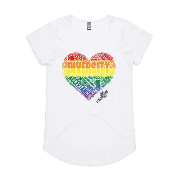 Diversity Mali T-shirt - White Thumbnail